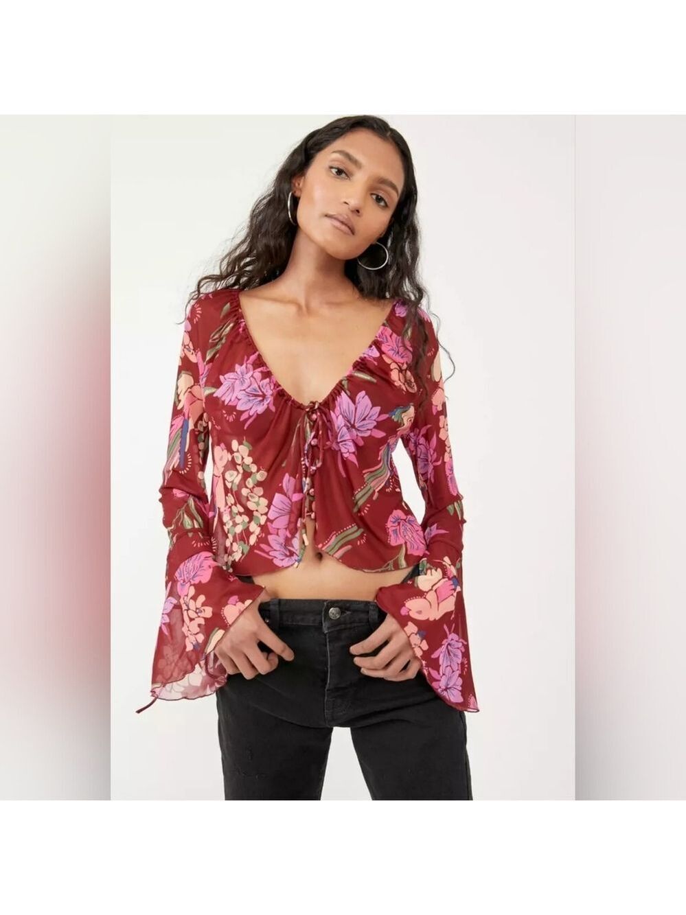 Free People Piece Of Paradise Blouse